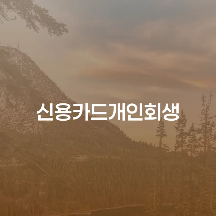 빚 개인회생 제도 잘신청하기