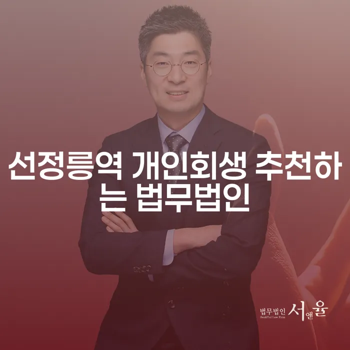 선정릉역 개인회생 추천하는 법무법인